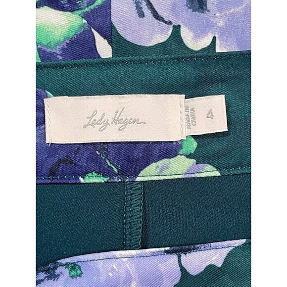 Lady Hagen Women's Magnolia Print Skort SIZE-4 - Picture 4 of 10